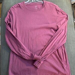 GAP Men's Plum Long Sleeve Tee